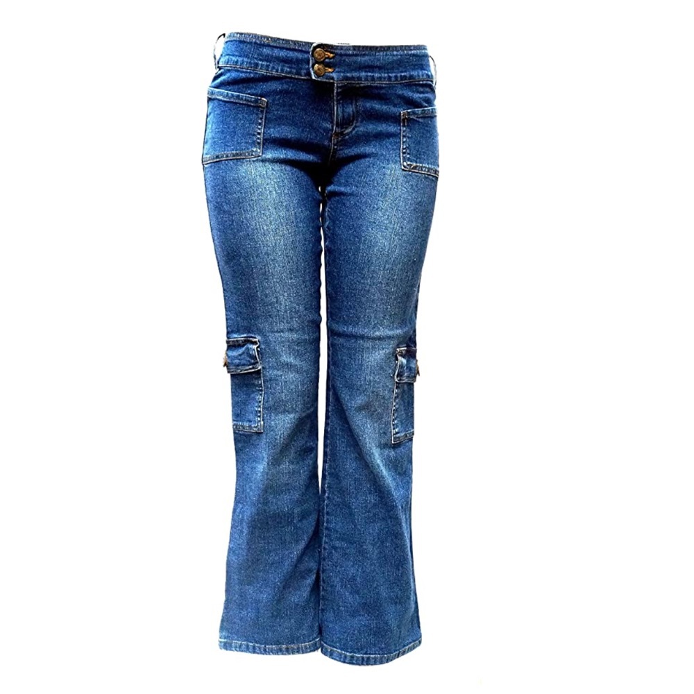 Women Multi Pockets Bootcut jeans Scorpio 1bk1210